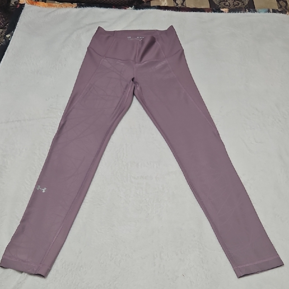 Under Armour Mauve Leggings for Active Wear